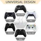 Linkidea Acrylic Assembly Stand, Compatible with Xbox , PlayStation, Steam, Switch, PC Controller, Gaming Table Storage & Decoration Rack (Clear)