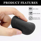 Linkidea 6 Pack Water Bottle Bottom Pad Compatible with Wide Mouth 32oz/40oz, Narrow Mouth 32oz, Silicone Waterbottle Bottom Silencer, Protective Anti-Slip Rubber Bottom Protector