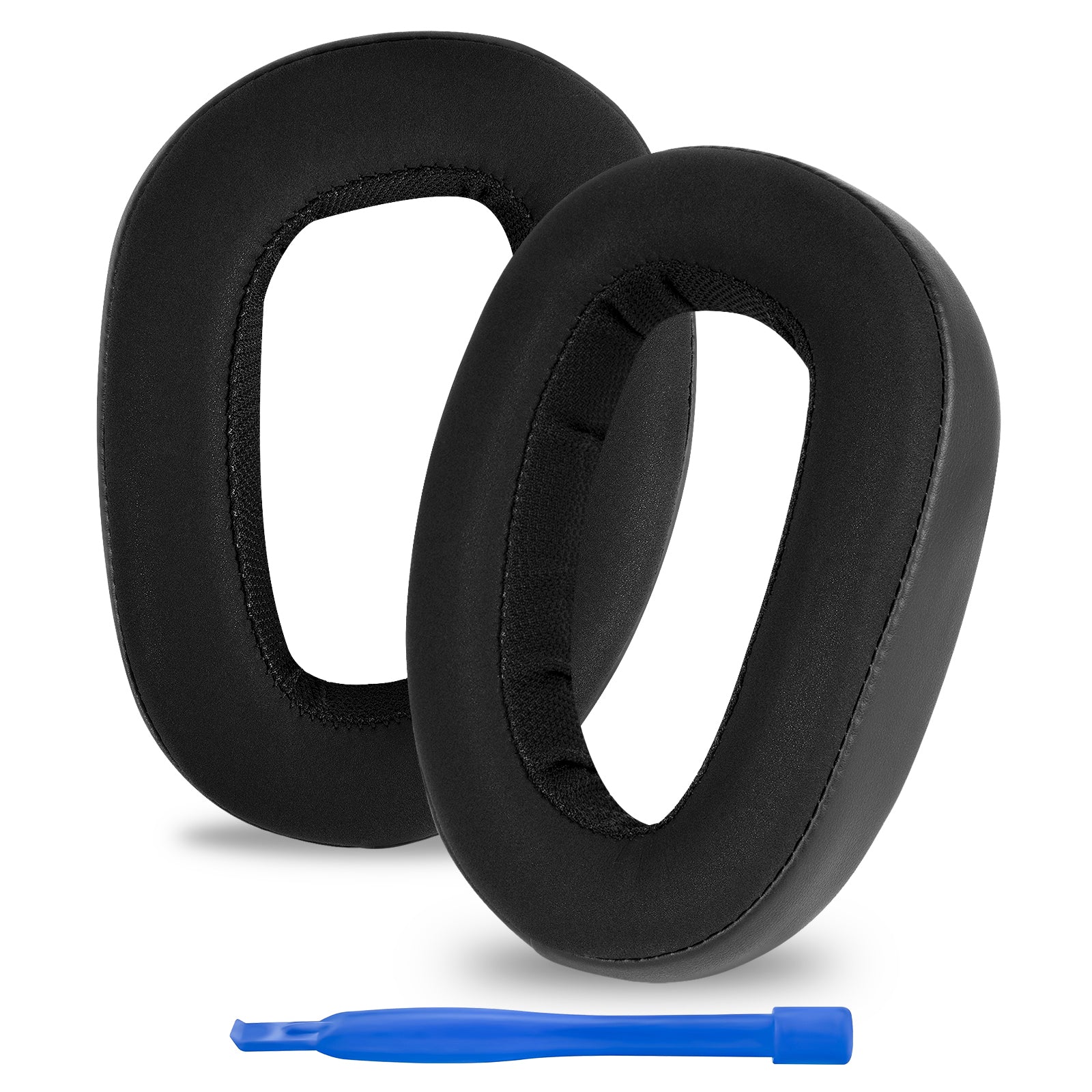 Linkidea Replacement Ear Pads for Sennheiser GSP 600, GSP 670, GSP 500 Professional Gaming, GSP 601, GSP 602 Headphones Ear Cushions (Hybrid Velour / Black)