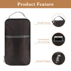Linkidea Food Jar Insulated Bag, Thermal Jar Bag with Pocket Portable Lunch Box for Office Work Outdoor Picnic, Compatible with THERMOS 24 oz lazycozy, Bidakid (Brown)