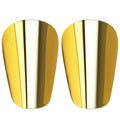 Linkidea Golden Soccer Shin Guards, Gold Color Protective Shin Pads for Kids, Youth