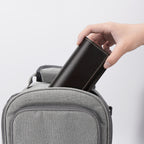 Extra Large Hard Shell Sunglasses Case, Vegan Leather Sunwear Storage Bag Pouch Organizer Compatible with Quay COME THRU JEZABELL Gucci GG1422S GG1440S Persol PO3328S (XL, Black)