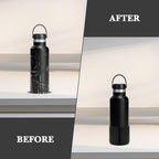 Linkidea 2 Pack Vegan Leather Water Bottle Boot Compatible with Contigo Byron 16oz, Owala FreeSip Twist Bottle 18oz, SM, Universal 2.7"(6.8cm) - 2.9"(7.3cm) Bottle Bottom Bumper Protector