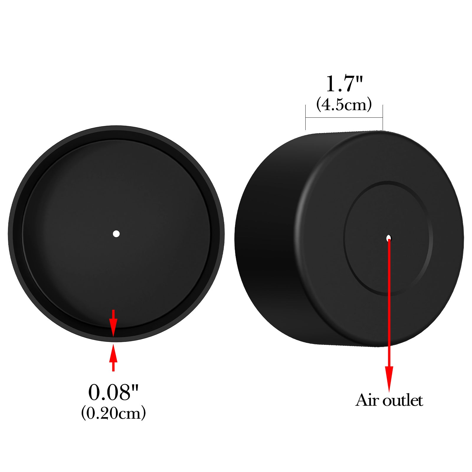 Linkidea 2 Pack Water Bottle Boot Compatible with Owala FreeSip 40oz, Silicone Anti-Slip Bottle Bottom Bumper Protector (Black)