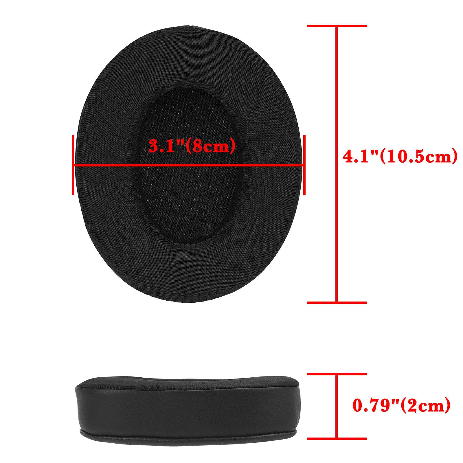 Linkidea Replacement Ear Pads for HyperX Cloud II/III/Flight, Mix, Alpha, Stinger, 2 Core Headphones, Ear Cushions (Cooling-Gel / Black)