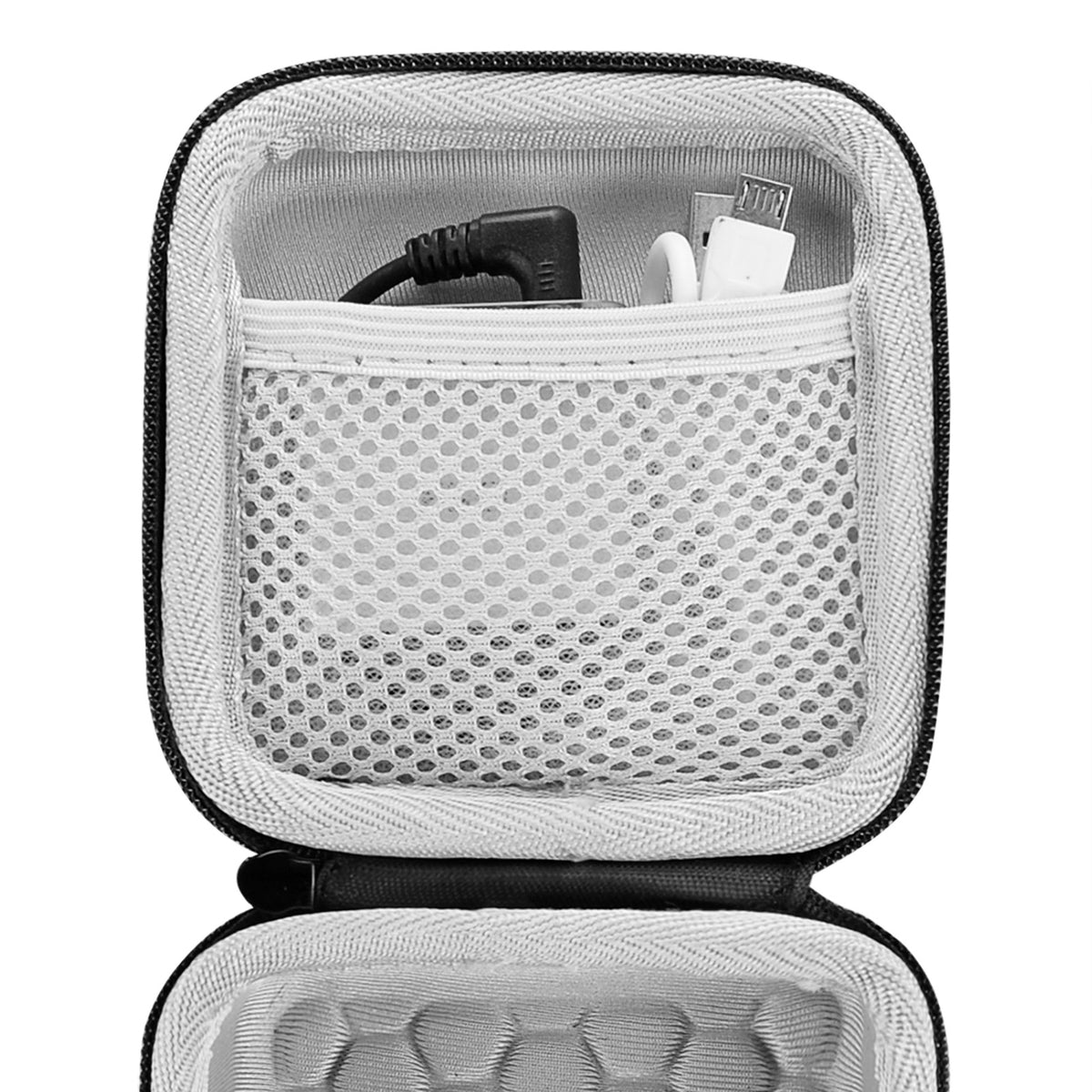 Linkidea Earbuds Case Compatible with Beats Powerbeats Pro 2, Powerbeats Pro, Replacement Hard Shell Travel Carrying Bag with Cable Storage (Black)
