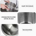 Linkidea Rice Cooker Stainless Steel Inner Pot Compatible with Zojirushi NL-AAC10,NS-TSC10, NS-WPC-10,NS-WAC10, NS-WAH10C, NS-TPC10XT, Dishwasher Safe, No Coating Replacement Bowl