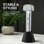 Linkidea Electric Shaver Stand, Compatible with Panasonic LM51 LM53 LM55 LM36 LM35 LM34, Anti-Tipping Countertop Holder for Vertical Storage (Black)