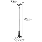 Linkidea Hair Dryer Stand, 360 Degree Rotating Blow Dryer Holder Hands-Free, Gooseneck Bracket with Clamp Mount for Dog Cat Grooming Home Salon