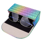 Extra Large Sunglasses Case, 2 Pack Oversized Eyewear Soft Bag Storage Organizer Compatible with DIOR Diorbay S1U Prada PR 59WS PR 63XS RB4401D RBS0101S RB8097 RB8089 RB4098 (XXL, Multi)