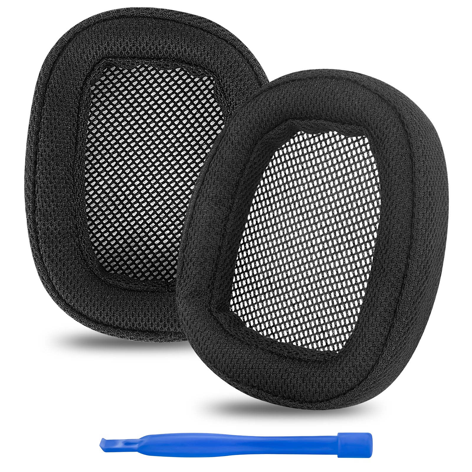 Linkidea Replacement Ear Pads Compatible with G433, G233, G PRO Headphones, Ear Cushions ( Mesh Fabric / Black )