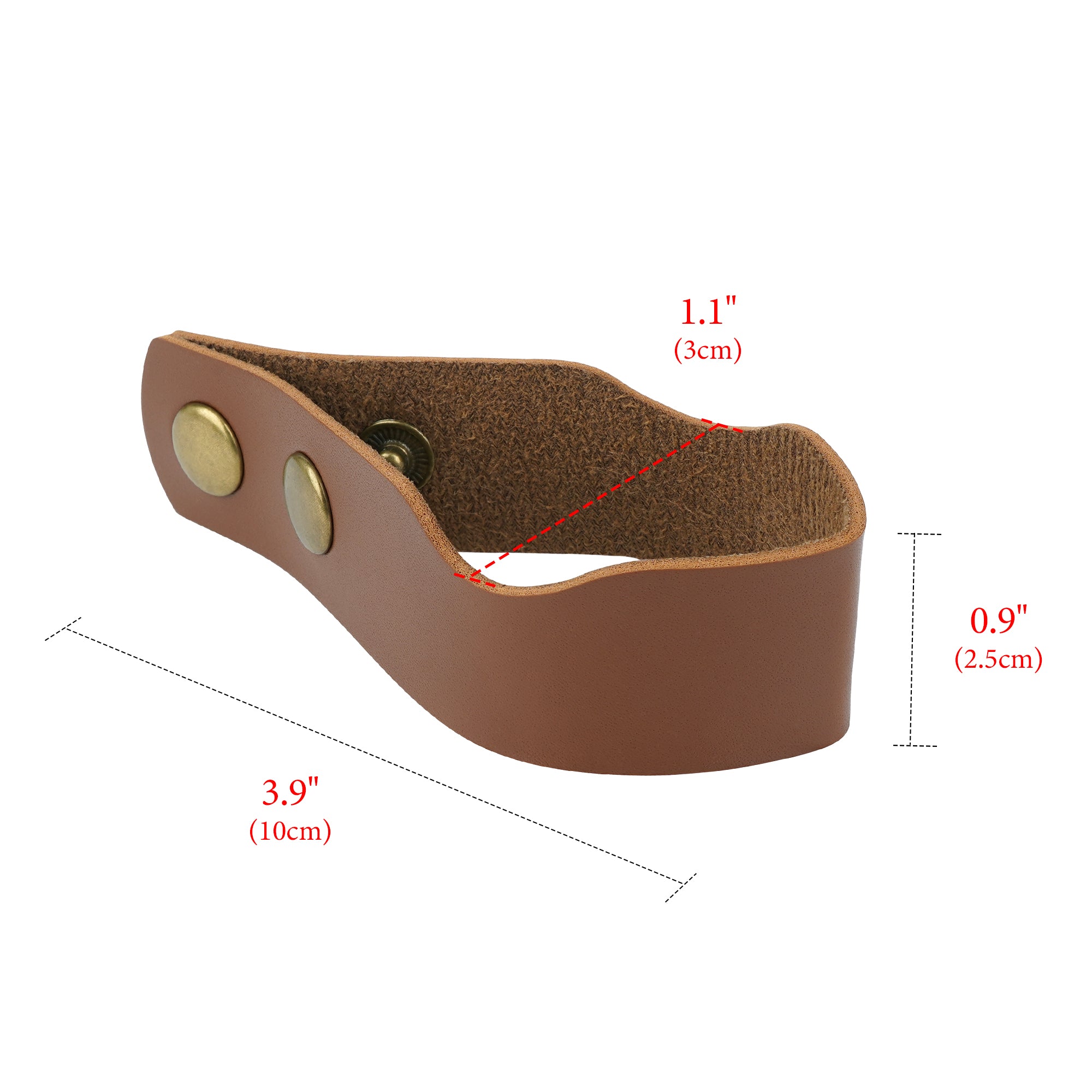 Linkidea Vegan Leather Tobacco Pipe Holder, Tobacco Pipe Stand Holder Rack, Portable Pipe Stand for Single Tobacco Pipe (Brown)