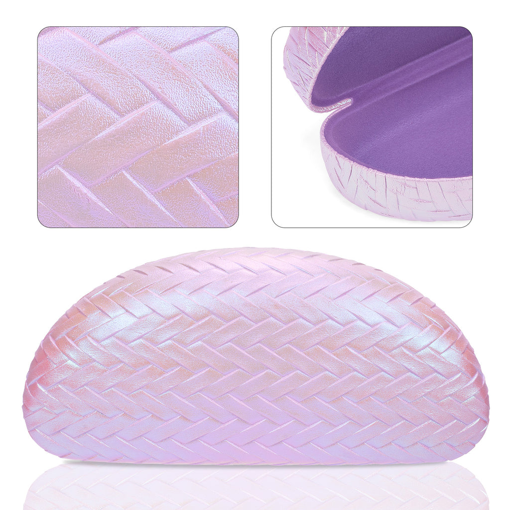 Extra Large Hard Shell Sunglasses Case, Oversized Sun Glasses Storage Organizer Compatible with RB4401D RBS0101S RB8097 RB8089 PO3352S PO3328S PO3311S (XXL, Pink)