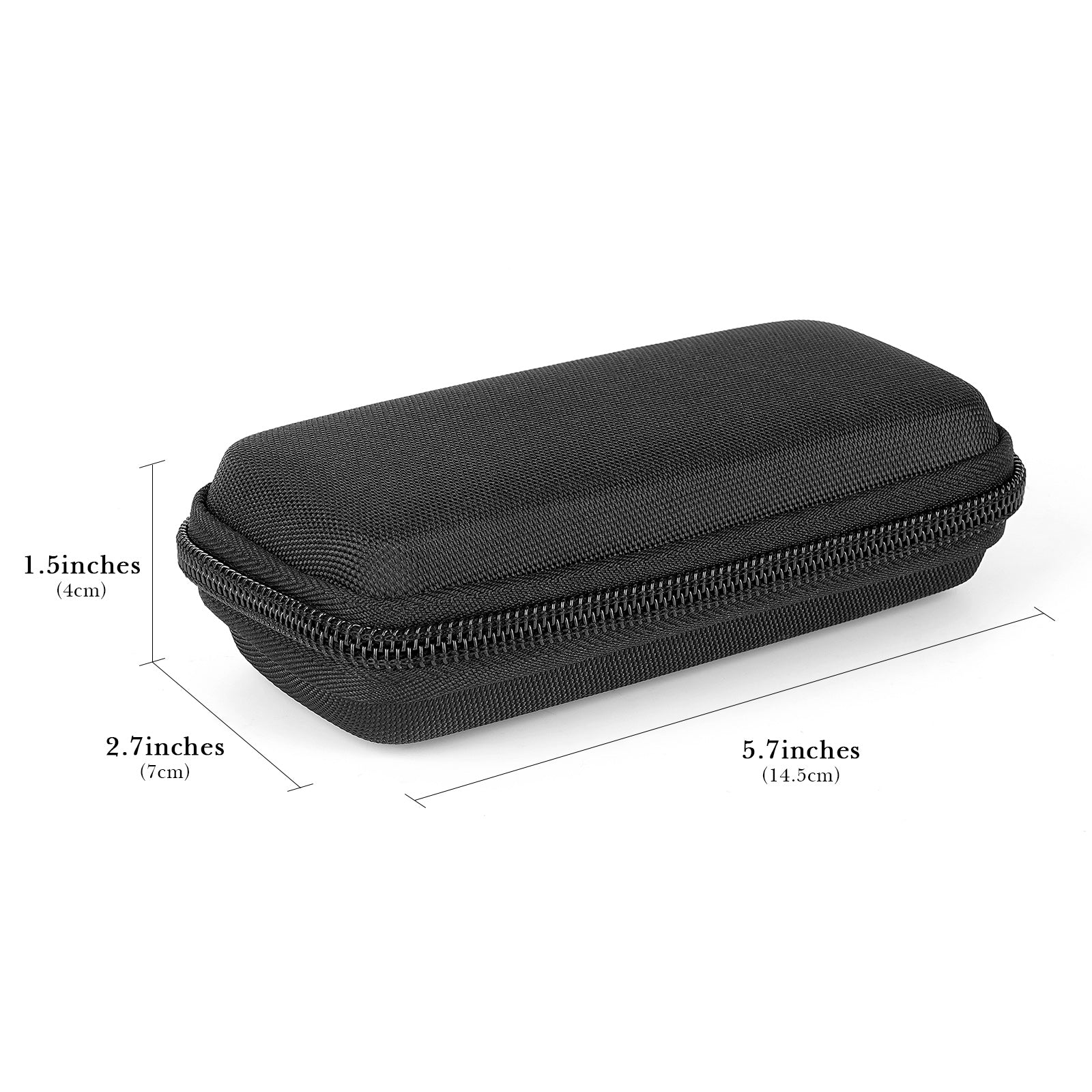 Linkidea Hard Travel Shaver Case, Protect Mini Electric Shaver Storage Bag, Electric Razor Case Compatible with Braun M60, M90 (Black)