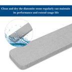 Linkidea Acrylic Toothbrush Holder with Drainage Hole, Bathroom Drawer Organizer with Drying Diatomite Stone, Compatible with Extra Clean, Oral-B CrossAction Toothbrush