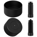 Linkidea 2 Pack Water Bottle Boot Compatible with Ello Cooper / Pop & Fill Bottle 22oz, Silicone Anti-Slip Bottle Bottom Sleeve Bumper Protector (Black)