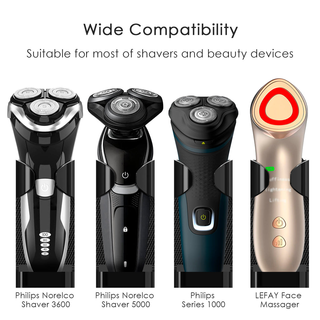 Philips Razor Holder Linkidea 2 Pack Wall Mount Electric Shaver Holder, Self-adhesive Showe ...