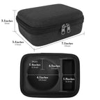 Linkidea EVA Travel Shaving Bowl and Brush Storage Case, Portable Shaving Soap Bowl & Brush Handbag, Hard Travel Shave Bowl Case Compatible with Viking Revolution, Beau Brummell Shaving Bowl