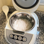 Linkidea Rice Cooker Stainless Steel Inner Pot Compatible with Zojirushi NS-WAC10, NS-TGC10, AROMA ARC-6106, Dishwasher Safe, No Coating Replacement Bowl