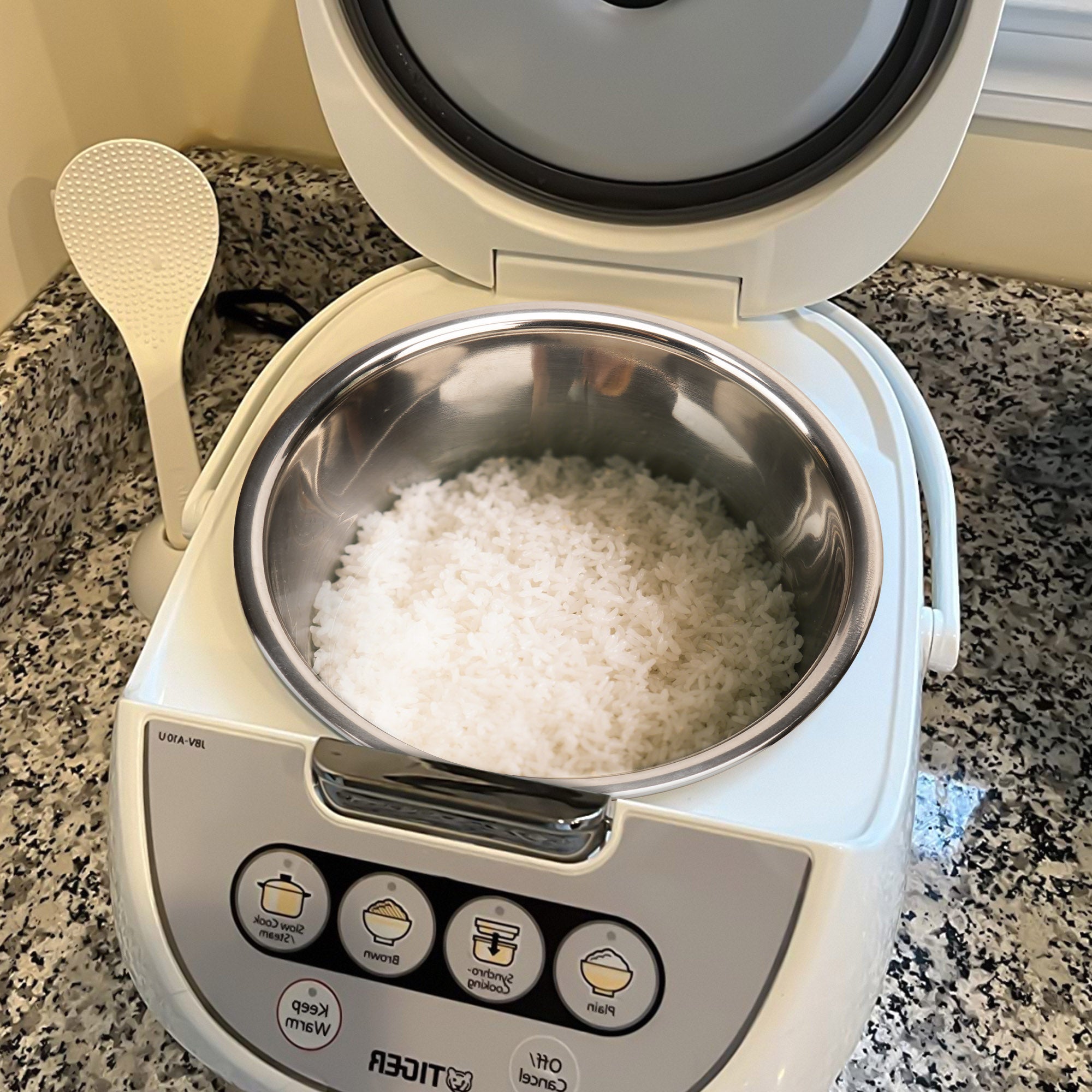 Linkidea Rice Cooker Stainless Steel Inner Pot Compatible with Zojirushi NS-WAC10, NS-TGC10, AROMA ARC-6106, Dishwasher Safe, No Coating Replacement Bowl