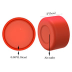 Linkidea Water Bottle Boot Compatible with IRON °FLASK Wide Mouth 32oz/40oz, Narrow Mouth 32oz, Silicone Bottle Bottom Sleeve Cover Protector, Bottle Bumper (Red / 2 Pack)