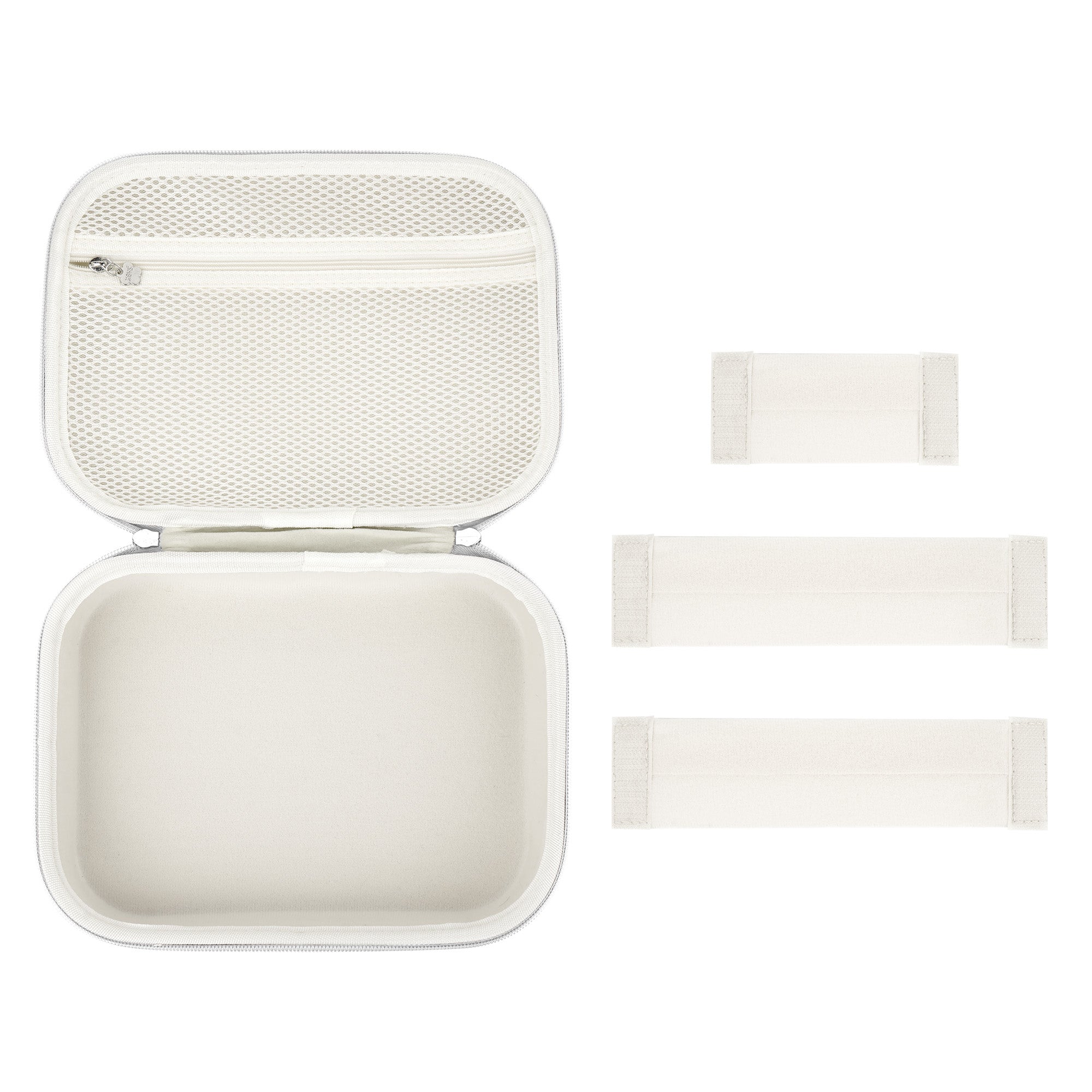 Linkidea Laser Hair Removal Device Storage Case, Women's Travel Shaving Kit Organizer Compatible with Air 3 IPL & 10 IPL, Portable Hair Removal Bag (White)