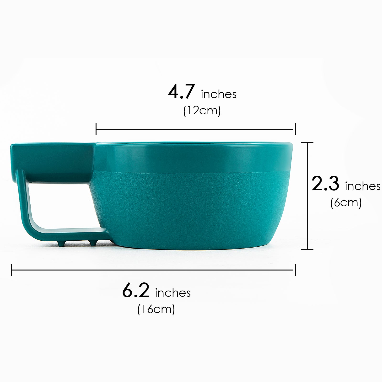 Linkidea Plastic Shaving Soap Bowl with Non-slip Handle, Wide Mouth, Large Capacity, Easier to Lather Ridges, Wet Razor Shave Cream Bowl for Men (Blue)