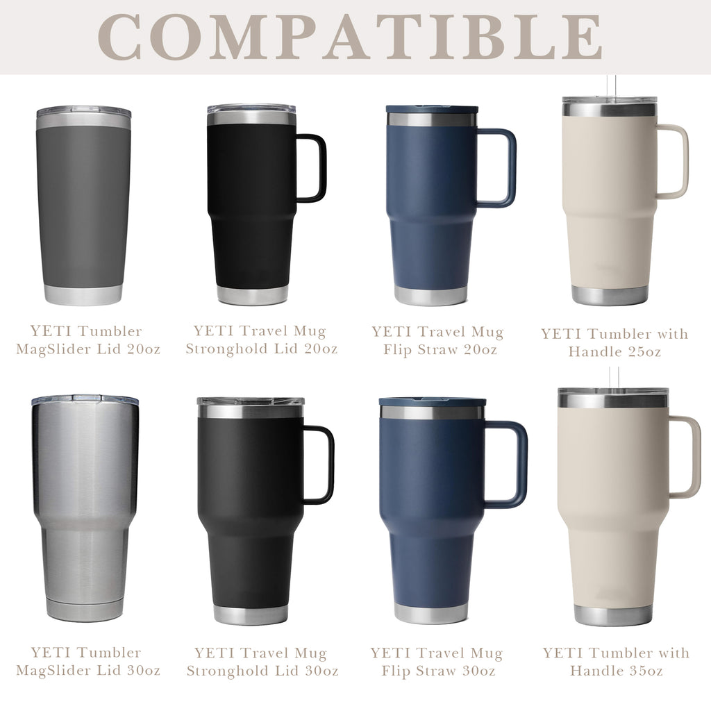 Linkidea 2 Pack Water Bottle Boot Compatible with YETI Tumbler 20oz/30oz, Travel Mug 20oz/30oz, Silicone Anti-Slip Waterbottle Bottom Sleeve Cover Protector (Champagne)
