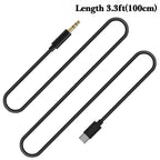 Linkidea Audio Cable for Car Stereo, Speaker, Headphone, iPhone 17/16/15 Pro Max, Samsung Galaxy S25/S24/S23/S22, Pixel 9/8, Durable Type-C to 3.5mm Jack Adapter (3.3 ft / 1 m 2 Pack)