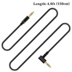 Linkidea Audio Cable for Beats Solo 4/3/2, Studio Pro/3/2, V-MODA Crossfade M-100, Crossfade LP2/M-80 Headphones, 3.5mm TRS to TRS Replacement Aux Cord (4.9ft/1.5m)
