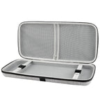 Linkidea Hard Travel Case for TKL Tenkeyless Wireless/Wired Keyboard, Computer 87 Keys Keyboard Carrying Case Protective Storage Box Bag (Grey)