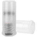 Linkidea 2 Pack Travel Case with Waterproof Holder for Shaving Brushes, Portable Grooming Organizer for Men, Compatible with Large Brush (White)
