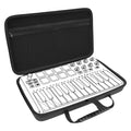 Linkidea Hardshell Case Compatible with Akai Professional MPK Mini MK3 - 25-Key Ultra-Portable USB MIDI Drum Pad and Keyboard Controller Protective Cover (Dark Grey)