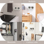 Extra Large Sunglasses Organizer Storage, Wall Mount Clear Glasses Sunglasses Holder with Cover, Sun Glasses Storage Organizer Compatible with Gucci GG0422S Ray Ban RB3025 RB3026 RB3016