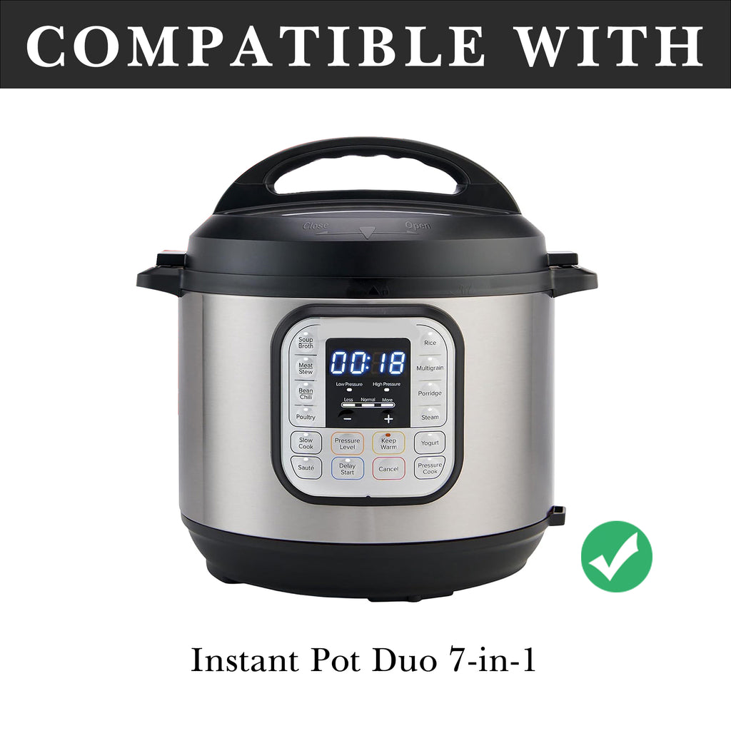 Linkidea Rice Cooker Aluminum Alloy Inner Pot Compatible with Instant Pot Duo 7-in-1, Dishwasher Safe, Replacement Bowl