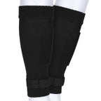 Linkidea Kids Soccer Leg Sleeve with Shin Guard Straps, Elastic Compatible with Grip Socks, Best Alternative to Soccer Athletic Socks for Child 6-8 Years (Black)