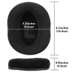 Linkidea Replacement Ear Pads for Logitech G Pro, G Pro X, G433, G233, G Pro X 2 Headphones Ear Cushions, Headset Earpads (Velour / Black)