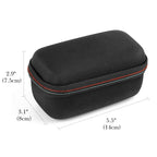 Linkidea Shaver Case Compatible with Braun M60 M90, Wahl 5 Star Series & Vanish, Mini Electric Razor Storage Bag with Zipper (Black)