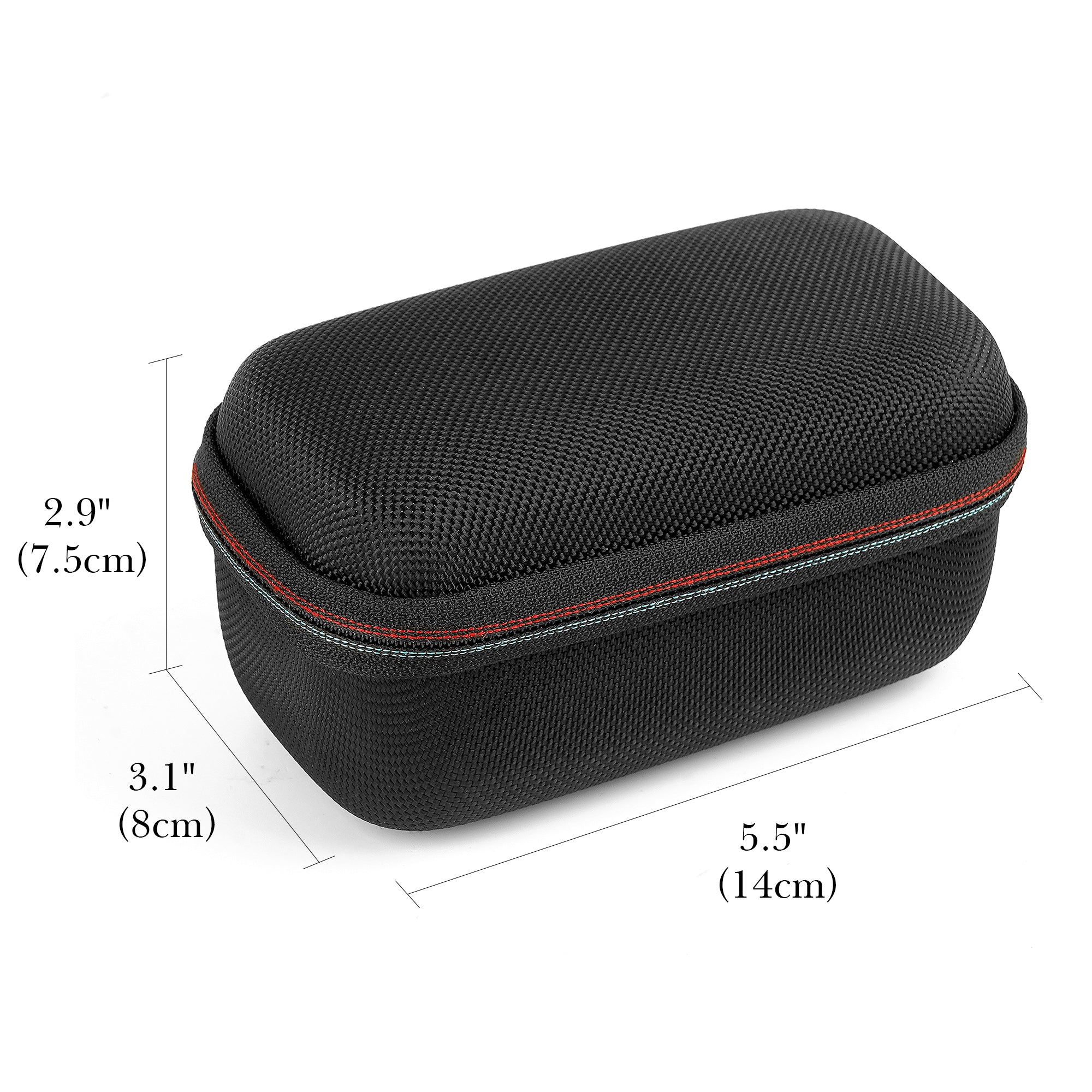Linkidea Shaver Case Compatible with Braun M60 M90, Wahl 5 Star Series & Vanish, Mini Electric Razor Storage Bag with Zipper (Black)