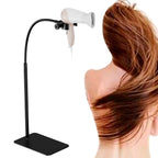 Linkidea Lazy Hair Dryer Stand, 360 Degree Rotating Blow Dryer Holder Hands-Free, Adjustable Height Hair Dryer Rack with Heavy Base for Home Salon
