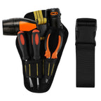 Linkidea Heavy Duty Impact Driver Holster, Portable Electric Drill Tool Waist Belt Pouch, Multi-Pocket Organizer Bag for Cordless Drill, Screwdriver, Bits and Pliers Storage