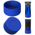 Linkidea 2 Pack Water Bottle Boot Compatible with Contigo West Loop 2.0 16oz/20oz/24oz, Huron 2.0 16oz/20oz, Silicone Anti-Slip Bottle Bottom Bumper Protector (Navy Blue)