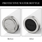 Linkidea 6 Pack Water Bottle Bottom Pad Compatible with YETI Rambler Bottle 26oz, Silicone Waterbottle Bottom Silencer, Protective Anti-Slip Rubber Bottom Protector