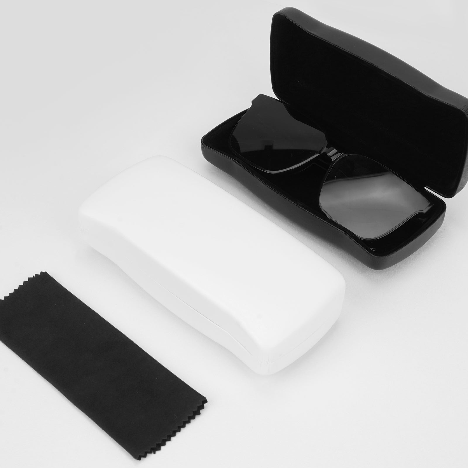 Extra Large Hard Shell Sunglasses Case, 2 Pack Oversized Sun Glasses Storage Organizer Compatible with DIOR Diorbay S1U Prada PR 59WS PR 63XS Gucci GG0595S GG0422S GG0879S