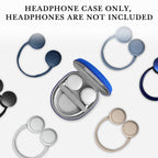Linkidea Headphones Carrying Case Compatible with Sony WH-CH520/CH510, MDR-ZX310, Skullcandy Riff 2 and More, Replacement Protective Hard Shell Travel Bag with Cable, Charger Storage (Blue)