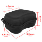 Linkidea Hard Travel Case Compatible with 8BitDo Pro 2, Ultimate Bluetooth, 2C, 2.4G Dual Sense Wireless Controller, Game Protective Storage Bag (Black)