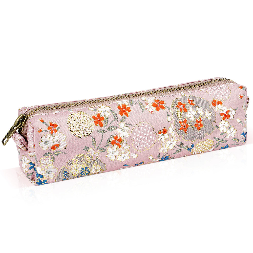 Extra Large Sunglasses Case, Protective Eyewear Storage Organizer Pouch Soft Bag Compatible with MOLSION MS3000 MS5060 MS3052 Persol PO3171S PO3166S PO3352S (Cotton-Linen, Pink)