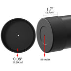 Linkidea 2 Pack Water Bottle Boot Compatible with YETI Rambler Bottle 36oz, Silicone Anti-Slip Waterbottle Bottom Sleeve Cover Protector (Black)
