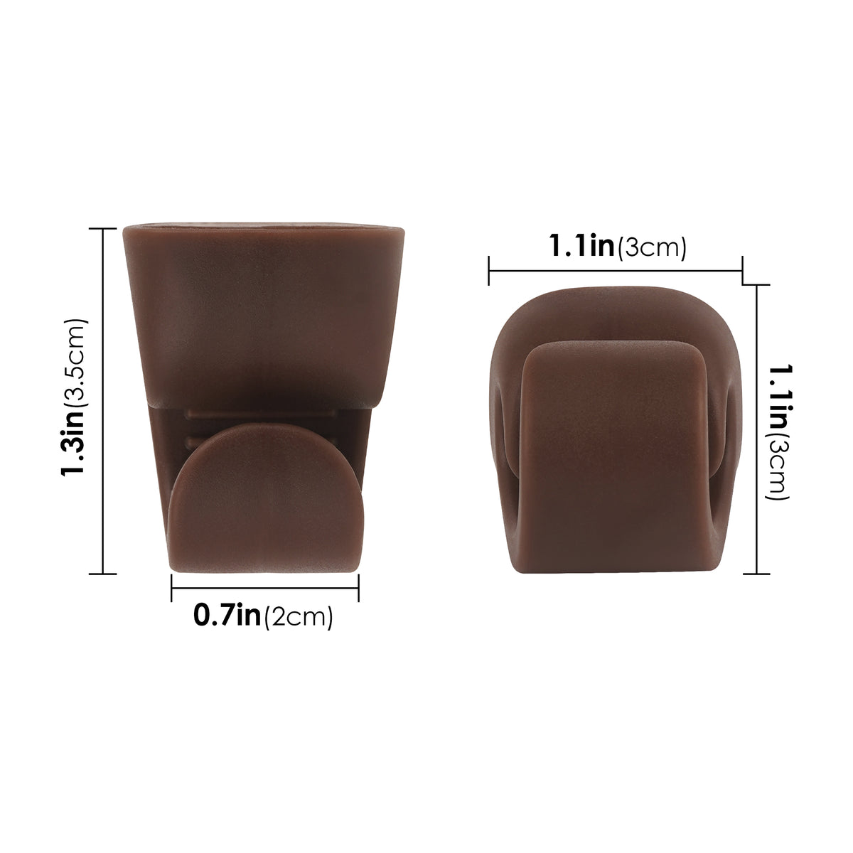 Linkidea Magnetic Cigar Holder Golf Cart Accessories, Cigar Gifts for Men, Cigar Holder Fits Golf Carts, Beach Chairs, Fishing Rods (Brown)
