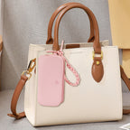 Extra Large Sunglasses Pouch Case with Carrying Strap, Vegan Leather Pink Eyeglasses Organizer Soft Bag Compatible with Rayban RB2132 RB4416 RB2241 RB3548 RB2398F RB4246